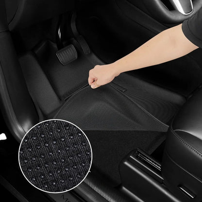 Tapis de sol imperméable et antidérapant, pour intérieur de voiture Tesla modèle 3 2021 – 2024 Highland 2025, entièrement entouré, spécial XPE
