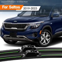 Balais d'essuie-glace avant pour Kia Seltos 2019 – 2023, 2 pièces, 2020 2021 2022, accessoires de fenêtre de pare-brise