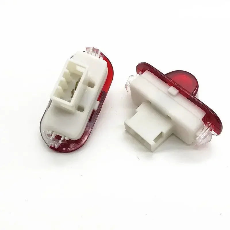 2 pièces porte de voiture bienvenue lumière Logo fantôme ombre projecteur lampe pour Skoda VRS Logo Octavia A5 MKII 2006 2007 2008-2013 accessoires