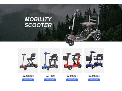 Électrique tout-Terrain intelligent et pliable automatiquement, avec batterie amovible, contrôle sans fil, alimentation pour handicapés