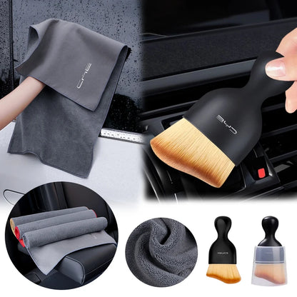 Serviette de lavage de voiture en microfibre et daim, chiffon propre pour BYD Tang F3 E6 Atto Yuan Plus Song Max G3, brosse de nettoyage intérieur, accessoires d'outils