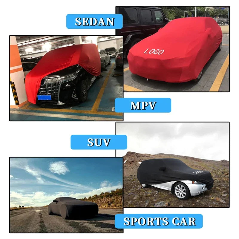 Pour voiture de sport berline SUV beauté style universel extensible couverture de voiture résistant au soleil coupe-vent anti-poussière résistant aux rayures Protection UV