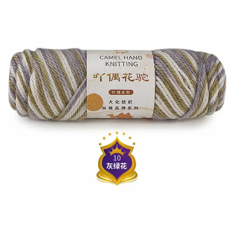 Fil de Barrage pour Ogo Tricot en Coton Mélangé, Peigné, Crochet Arc-en-ciel, DIY, Pull, Chapeau, 3mm, 100g