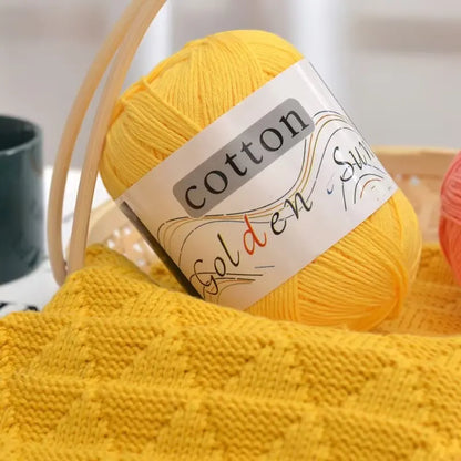 200 g de fil de coton pur 100 %, fil au crochet moyen-fin, fait à la main pour tricoter des pulls, des gilets, des chapeaux et des petites couvertures. Fil de coton moyen-fin, 1 pièce = 4 pièces = 200 grammes