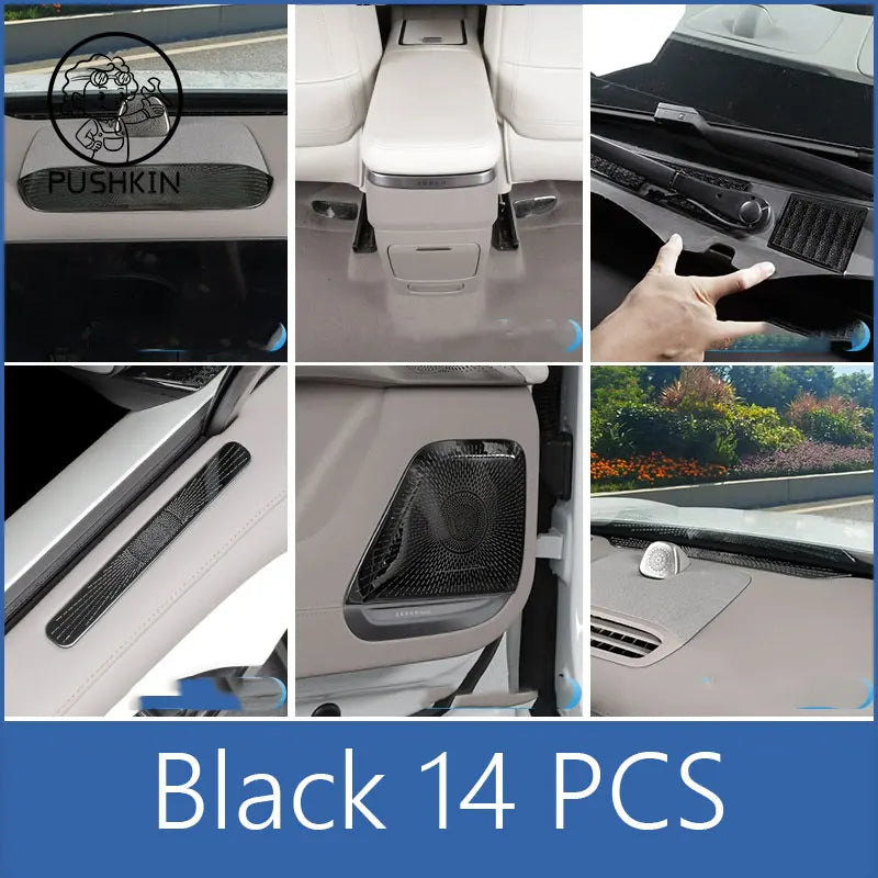 Couverture de haut-parleur audio intérieur de voiture pour Geely ZEEKR, couverture d'œuvres d'art, garniture de porte, accessoires de garniture, 7X, 2024, 2025, 2026