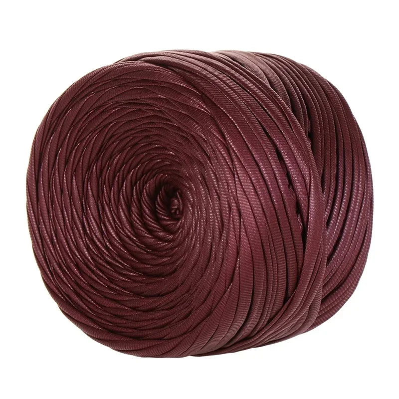 Fil en cuir synthétique mat Nappa 200g/rouleau, fil à tricoter et à crocheter pour sacs faits main et artisanat