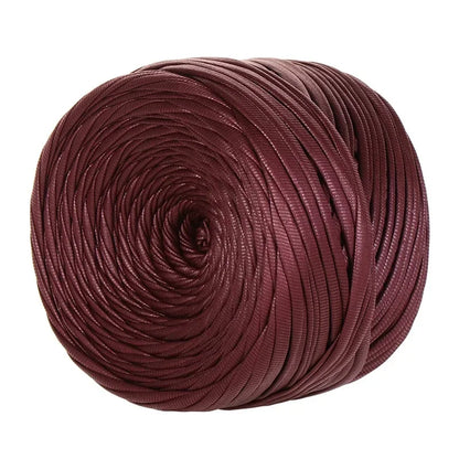 Fil en cuir synthétique mat Nappa 200g/rouleau, fil à tricoter et à crocheter pour sacs faits main et artisanat