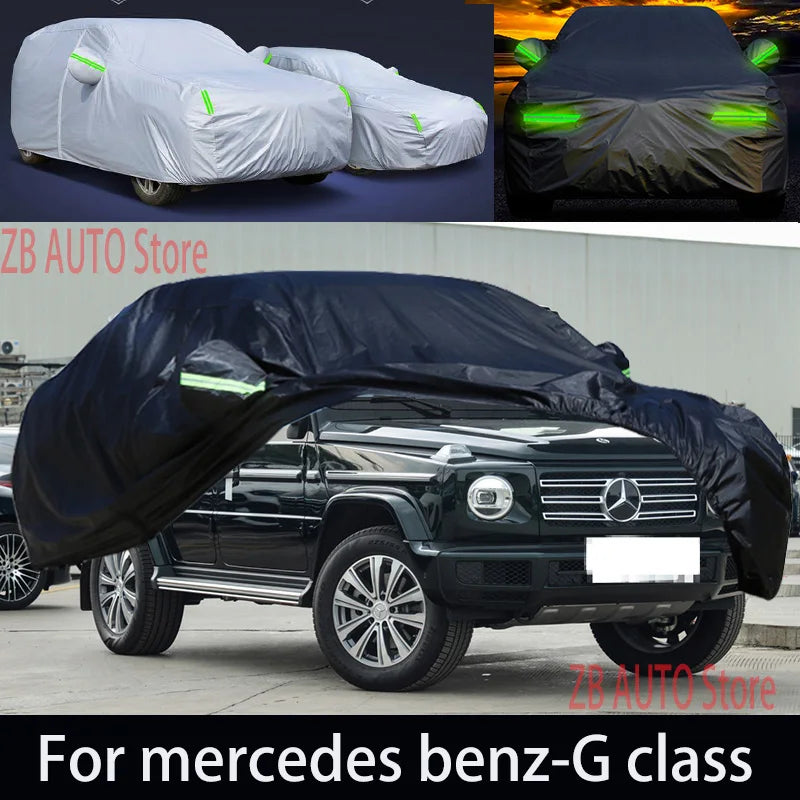 Juste de Protection Complète pour Voiture, Pare-Soleil, Imperméable, Anti-Poussière, Accessoire d'Extérieur, pour Mercedes Benz Classe EqG