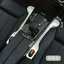 Organisateur de remplissage d'espace de siège de voiture, 2 pièces, mise à niveau du remplissage d'espace de siège latéral de voiture avec porte-gobelet et support pour téléphone, organisateur d'espace de siège de voi