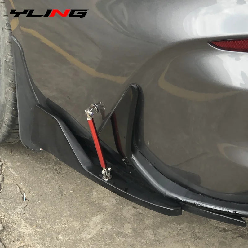 Kit universel de barre de Support de becquet de séparateur de lèvre de pare-chocs avant et arrière de voiture, tige décorative pour BMW E90 Golf 5 6 7 Passat B6 B8 Peugeot