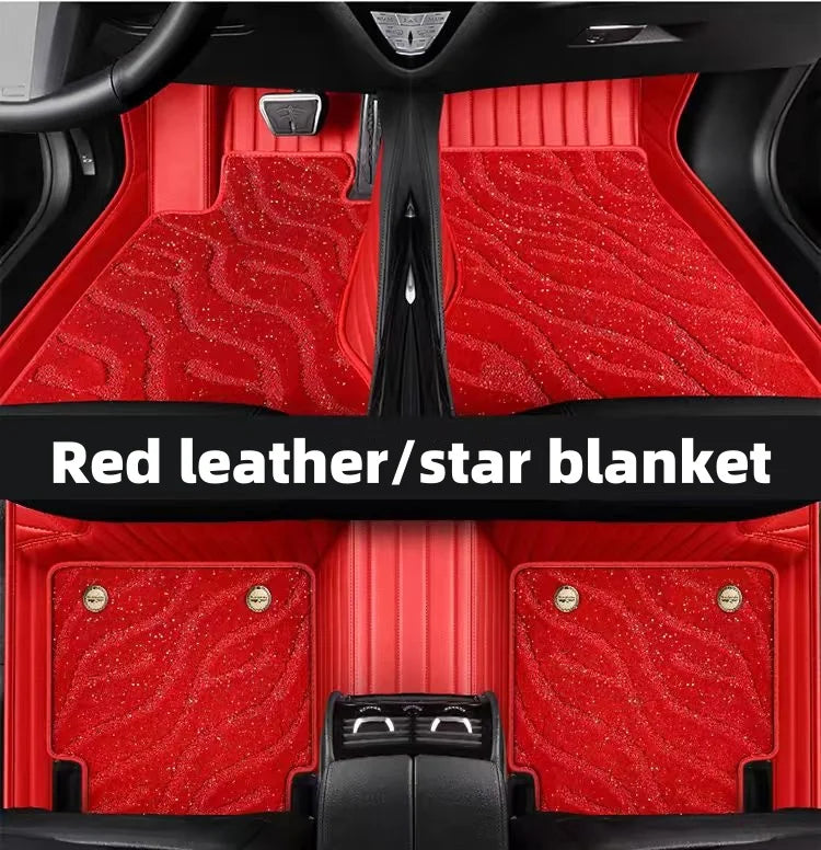 Tapis de pied de voiture en cuir, vente directe en gros