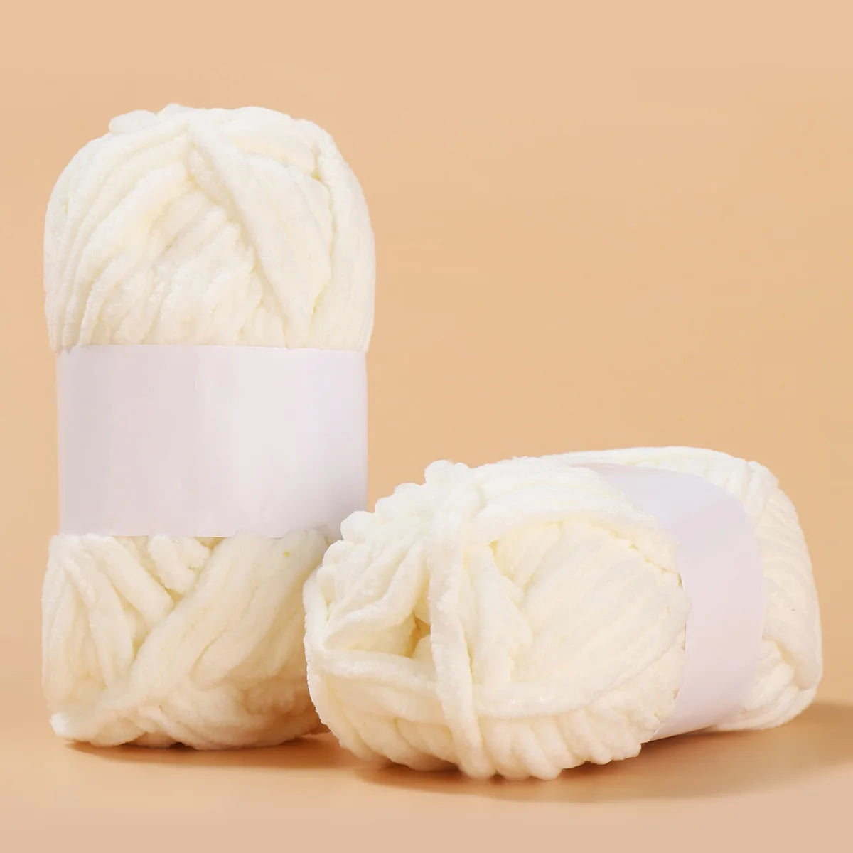 Fil de fil de soie coloré, 50g/boule, fil de laine grossière, Chenille, fil épais à tricoter à la main, anti-boulochage, écharpe au Crochet, couverture