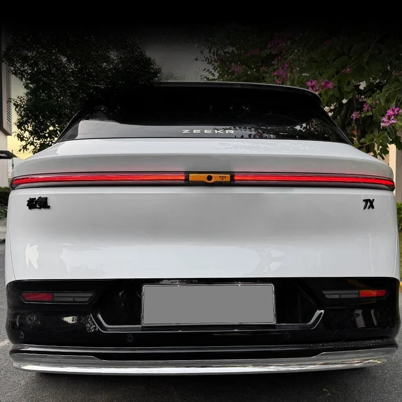 Étiquette autocollante en alliage de Zinc pour voiture Zeekr 7X, emblèmes de queue arrière, Modification du Logo de voiture, accessoires de décoration