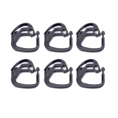 Clips de fixation robustes en ABS pour filets d'ombrage noirs, pour serres, installation et démontage faciles, jardin