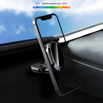 Support de téléphone magnétique pour voiture, support de téléphone pliable pour tableau de bord, support de Navigation rotatif à 360 degrés, accessoires de voiture