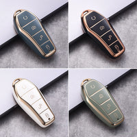 Étui souple pour clé de voiture en TPU, télécommande à 4 boutons, housse de protection, accessoires durables pour BYD Qin Plusdmi Atto 3 Han EV DolDave