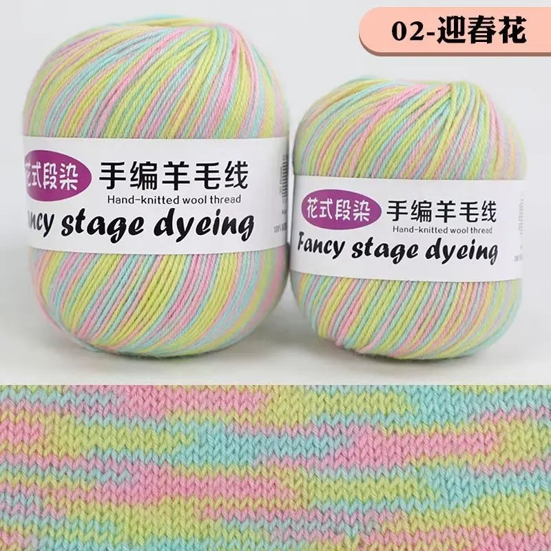 Fil de laine mélangé au Crochet de qualité supérieure, pour pull, écharpe, fil épais, 4 plis, 3 pièces x 100g = 300 grammes