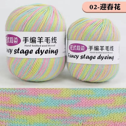 Fil de laine mélangé au Crochet de qualité supérieure, pour pull, écharpe, fil épais, 4 plis, 3 pièces x 100g = 300 grammes