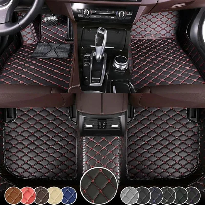 Tapis de sol en cuir personnalisé pour BMW Série 3, F30, F31, Touring F34, IGHTG20, 20-23, Couverture complète, Auto, Doublures de sol de luxe