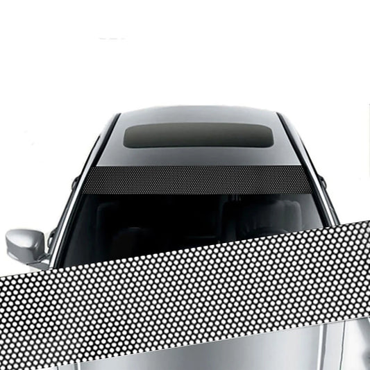 Autocollants de pare-soleil de voiture, Film vinyle 3D pour pare-brise avant de voiture, autocollants décoratifs pour pare-soleil arrière