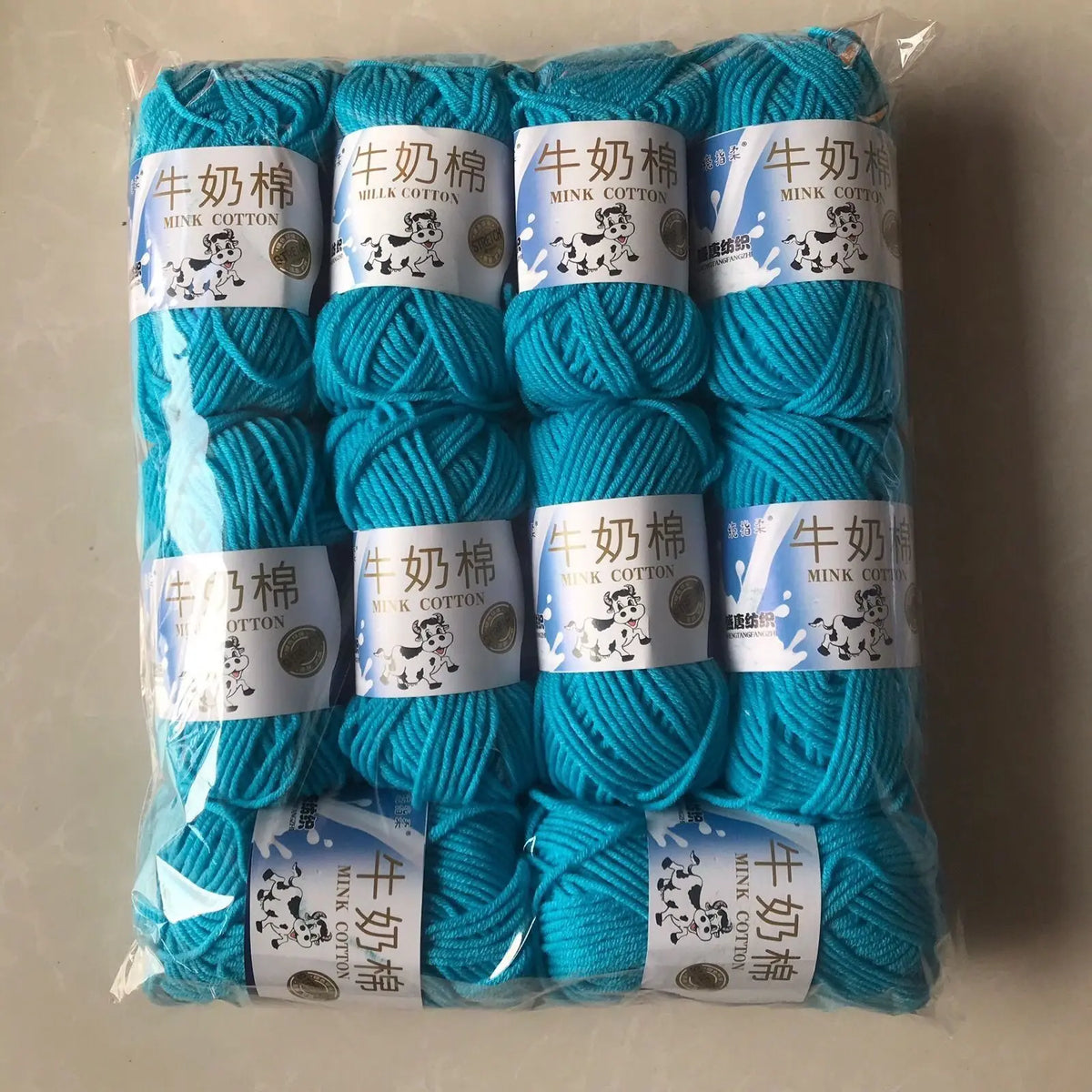 Fil de laine et de coton au lait, 500g, fil au Crochet pour écharpe tricotée à la main, pull, sacs de poupées, bricolage, fournitures de tricot au Crochet, 10 pièces/lot