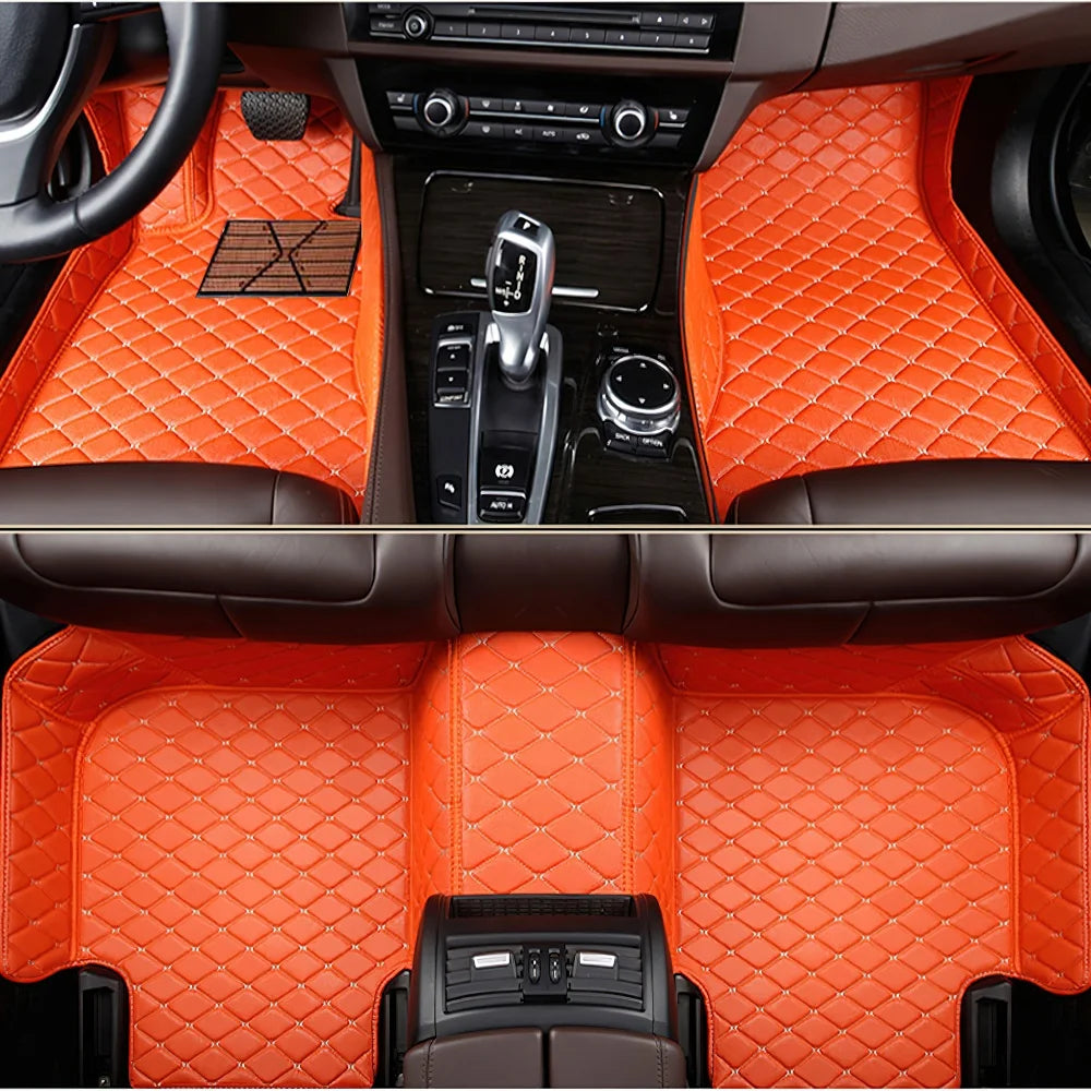Tapis de sol de voiture en cuir pour BYD Yangwang U8 2023 2024 2025 2026, ensemble complet imperméable pour tous les temps