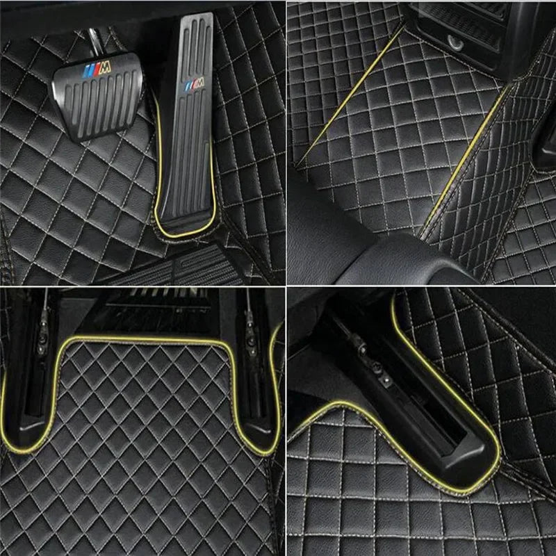 Tapis de sol de voiture en cuir pour BYD Yangwang U8 2023 2024 2025 2026, ensemble complet imperméable pour tous les temps