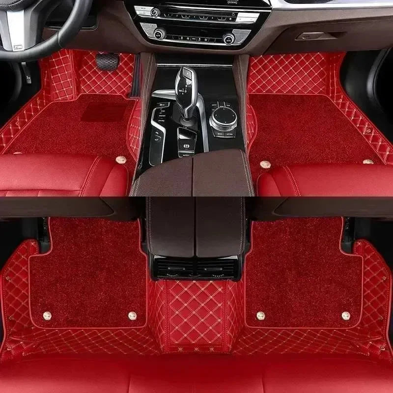 Tapis de sol de voiture Double couche 8D, pour Chirey Chery Tiggo 8 Pro Plus 5 sièges 2022 2023 2024, coussinets de pied automobiles personnalisés, accessoires d'intérieur