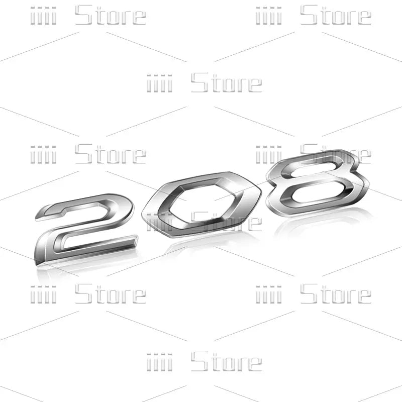 Autocollant 3D en métal chromé pour voiture, autocollant latéral de garde-boue de coffre arrière, accessoires automobiles pour Peugeot 208 308 408 508 GT RCZ