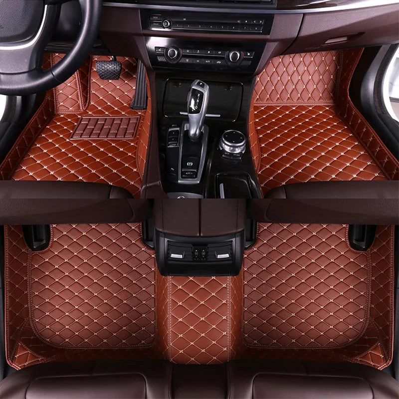 Tapis de sol de voiture en cuir pour BYD Yangwang U8 2023 2024 2025 2026, ensemble complet imperméable pour tous les temps