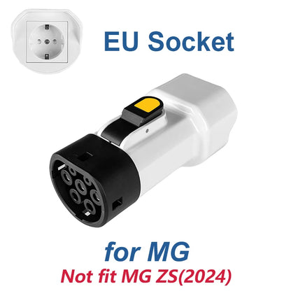 EVqiaoyi – adaptateur de déchargeur Type 2 V2L, prise ue 16A, décharge type2, pour BYD MG 4 Renault Jaecoo 7 Omoda Hyundi ZEEKR