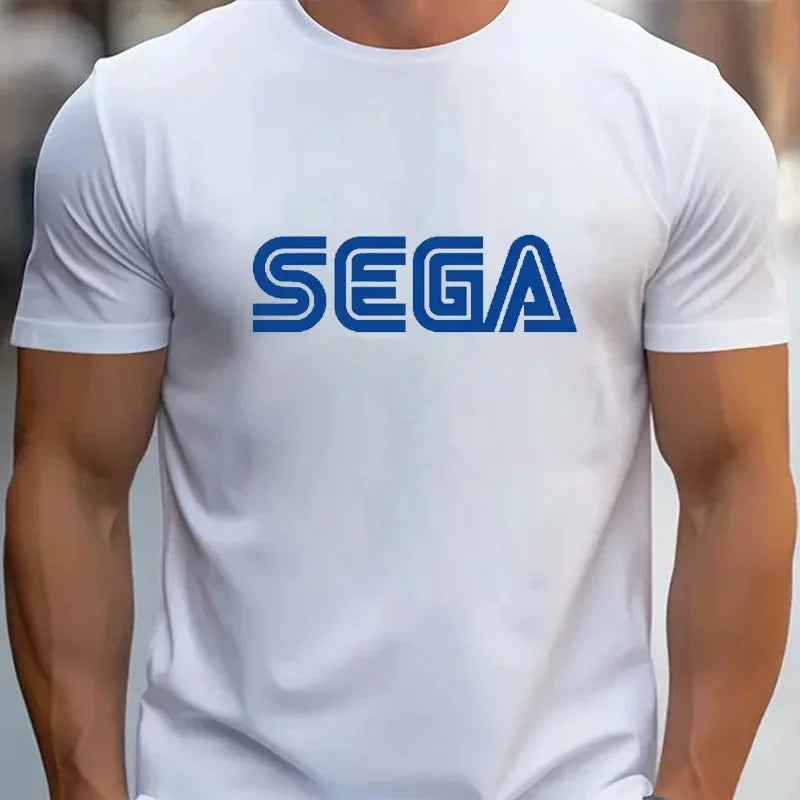 Nouveauté Sega Logo hommes t-shirts été décontracté à manches courtes mode Streetwear Harajuku t-shirt Style coréen Fans de jeu hommes t-shirts