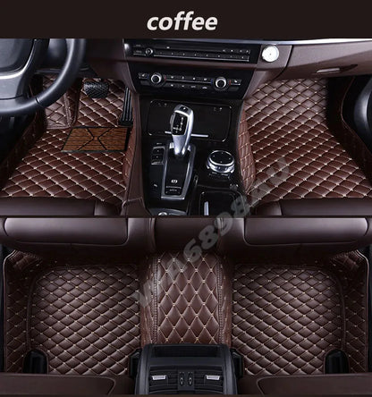 Tapis de sol de voiture personnalisé pour Xpeng P7 2020 – 2024, tapis de sol de voiture en cuir résistant à l'usure de haute qualité