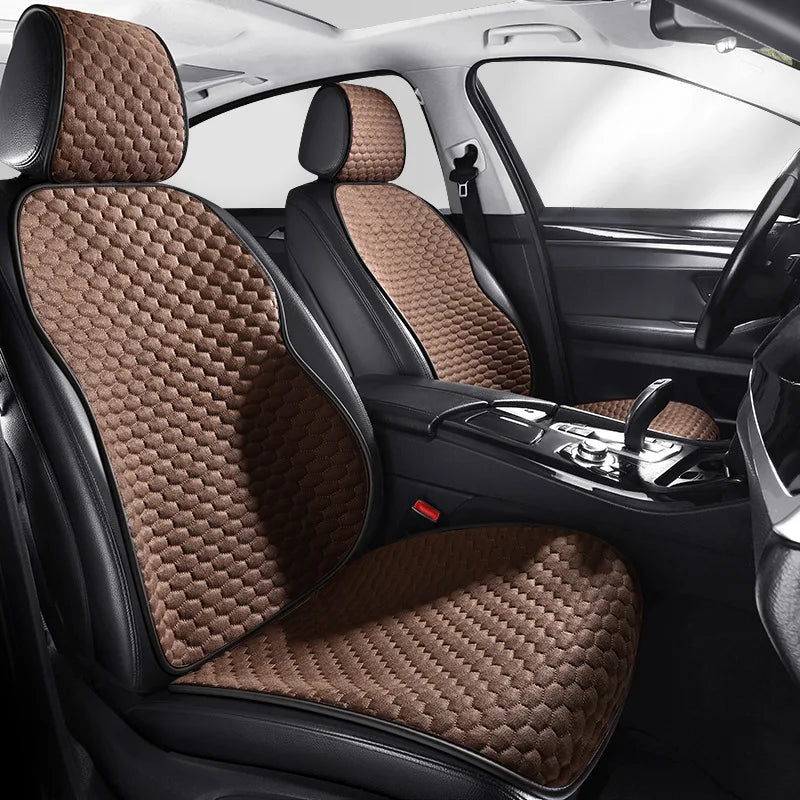 Housse de siège de voiture universelle quatre saisons, coussin de siège confortable et respirant en soie glacée pour sièges de voiture, Protection Stable