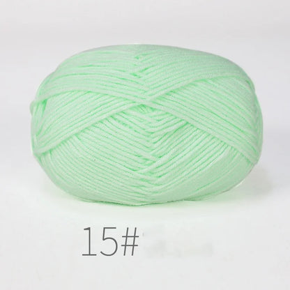 Fil à tricoter en coton doux, tissu mélangé, fil de velours en fibres épaisses, fil de laine au Crochet pour pull, bricolage