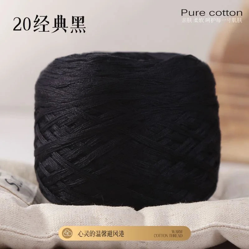 Fil de coton de bambou 100g pour tricoter le fil de coton, ligne Croche, tissu en soie de styliste, frais en été, fil pour bébé tricoté