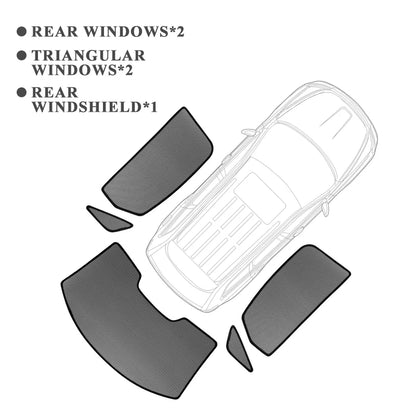 Pare-soleil magnétique pour voiture BYD YangWang U8 2023 2024, cadre de pare-brise avant, rideau pour fenêtre latérale arrière de bébé, bouclier pare-soleil