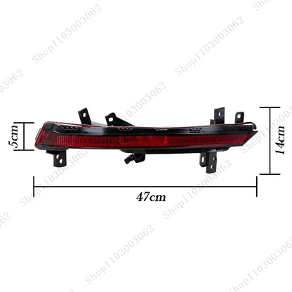 Feux antibrouillard pour pare-chocs arrière BYD Sea Lion 07 EV, feu d'avertissement de frein arrière externe pour voiture, clignotant, feu de recul