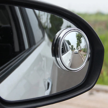 Rétroviseur d'Angle Mort de Voiture 2 en 1 Multifonctionnel, Revêtement de Pluie pour les Jours de Pluie, Vision Extensible, Sécurité de Conduite, 2 Pièces