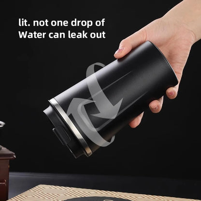 Tasse à café de voiture de 380ML, tasse thermique de voyage en acier inoxydable pour BYD Qing E3 Atto 3 E6 Tang F3 D1 chanson Yuan E2 E1 I3 G3 M6 F3R E9 S8