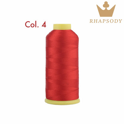 Bal apsody-Fil à broder en polyester, 5000m, 40WT, 120 tches, 200, pour machine à broder Brother Singer Janome Babylock, couture à domicile