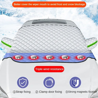 Couverture de pare-soleil de voiture, pare-brise de neige, protection étanche, couverture magnétique Automobile, couverture de pare-brise avant de voiture