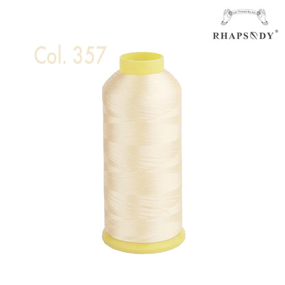 Fil à Broder en Polyester 40WT 120D/2 de 5000m, pour Machine Brother/Singer, Couture Domestique, Couleurs Variées de Bonne Qualité