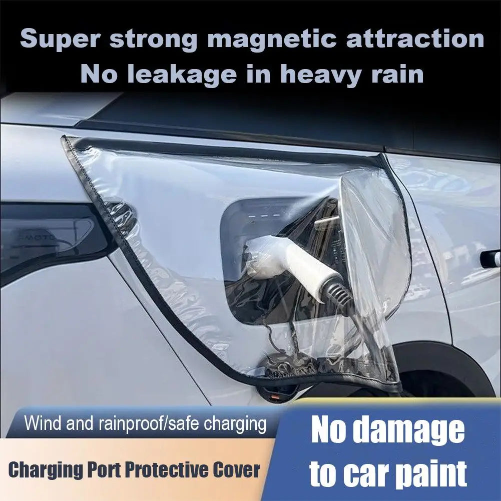 Housse de Protection universelle contre la pluie pour Port de chargement de véhicule, nouvelle énergie, Protection contre la poussière extérieure, étanche, pour pistolet de chargeur