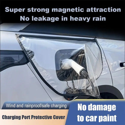 Housse de Protection universelle contre la pluie pour Port de chargement de véhicule, nouvelle énergie, Protection contre la poussière extérieure, étanche, pour pistolet de chargeur