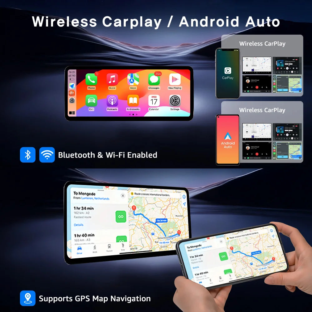 Android 13 sans fil Carplay 12.3 pouces pour Audi A6 C7 A7 2012-2018 autoradio multimédia Android Auto GPS 4G LTE DSP stéréo WiFi
