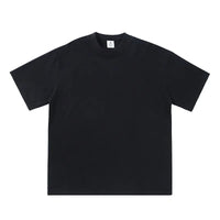 2025 été hommes et femmes T-shirt coton solide t-shirts surdimensionné à manches courtes T-shirt mode doux blanc noir T-shirt vêtements hauts