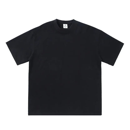 2025 été hommes et femmes T-shirt coton solide t-shirts surdimensionné à manches courtes T-shirt mode doux blanc noir T-shirt vêtements hauts