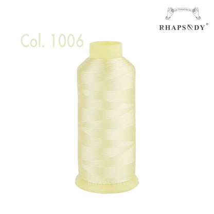 Bal apsody-Fil à broder en polyester, 5000m, 40WT, 120 tches, 200, pour machine à broder Brother Singer Janome Babylock, couture à domicile