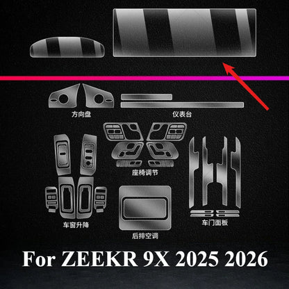 Film de Protection PPF pour ZEEKR 9X 2025 2026, transparent, TPU LCD, panneau d'équipement de Navigation GPS, Console centrale, accessoires de voiture